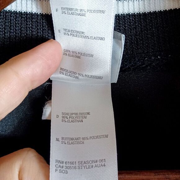 The North Face A5 Series Women M Black White Retro Track Jacket Zip Athletic Y2K - Picture 7 of 8